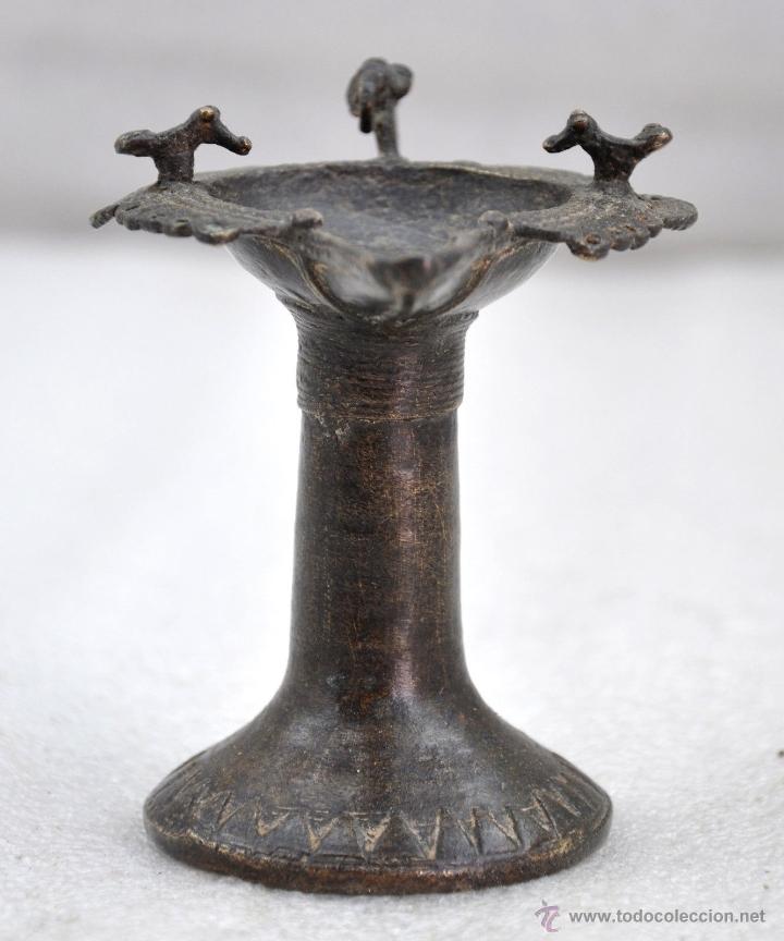 Antig&uuml;edades: Lampara de aceite n&ordm; 009 - Foto 3