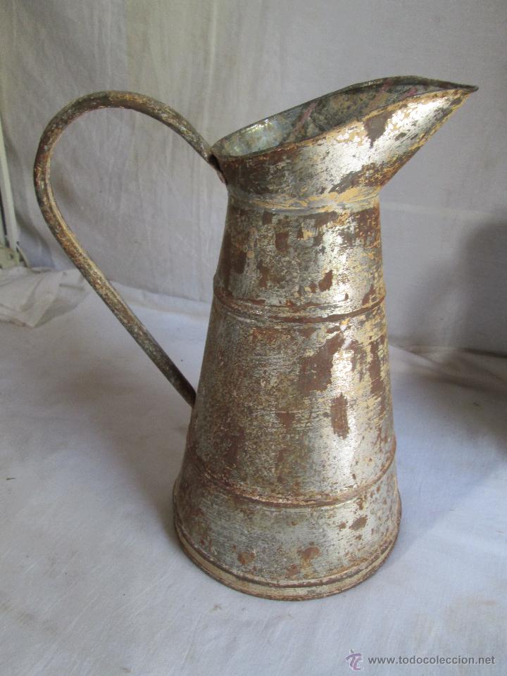Antig&uuml;edades: JARRA DE CHAPA PARA LAVABO. - Foto 2