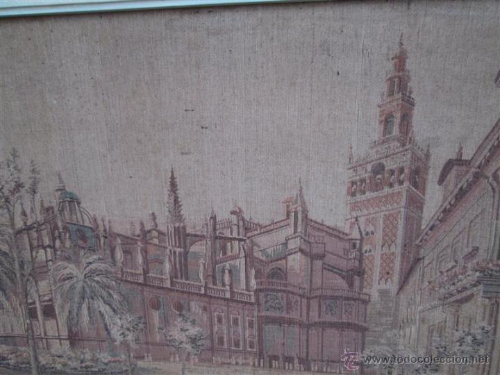 Antig&uuml;edades: Tapiz Sevilla - Foto 2