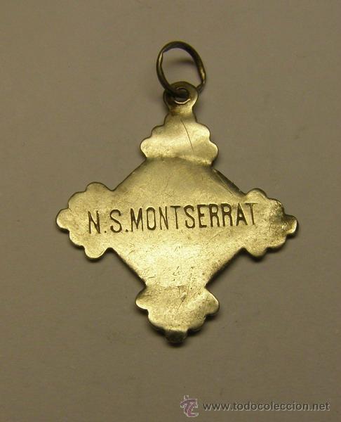 Antig&uuml;edades: Medalla religiosa de N.S. de Montserrat. - Foto 2