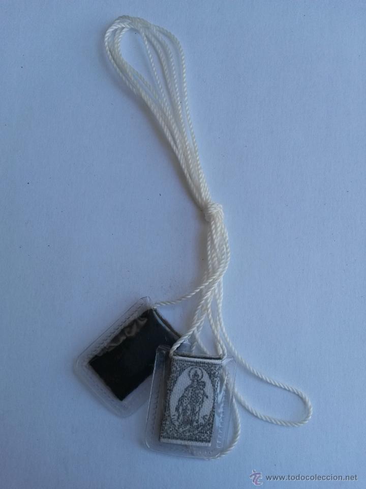 Antig&uuml;edades: Escapulario virgen del carmen - Foto 1