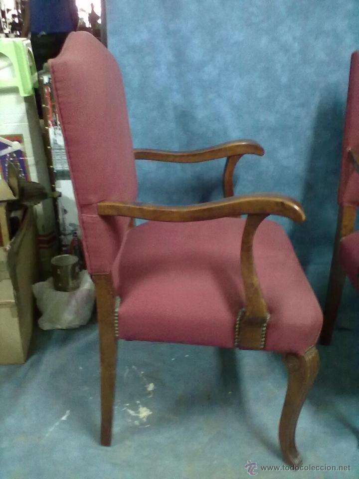 Antig&uuml;edades: PAREJA SILLONES NOGAL - Foto 6