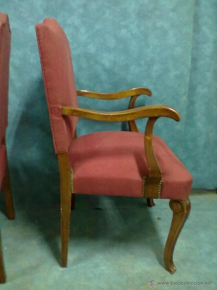 Antig&uuml;edades: PAREJA SILLONES NOGAL - Foto 10