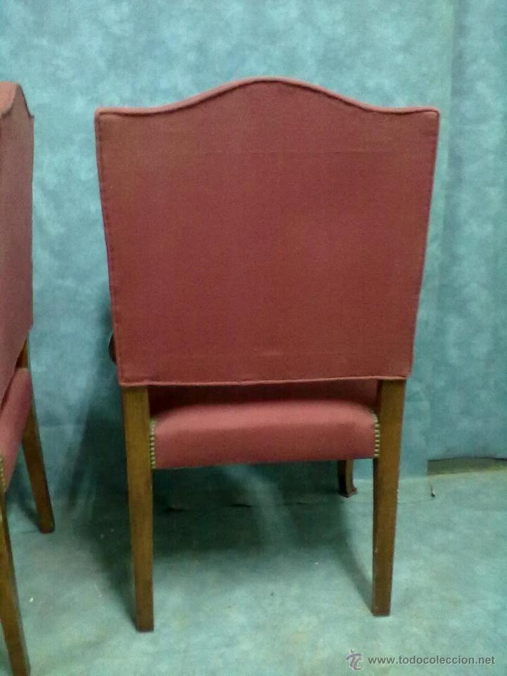 Antig&uuml;edades: PAREJA SILLONES NOGAL - Foto 11