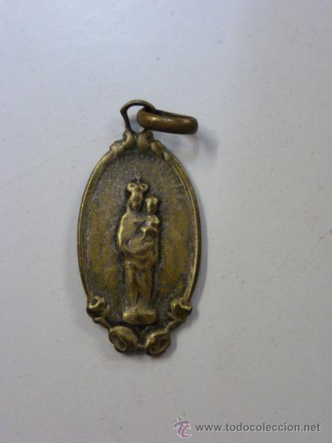 Antig&uuml;edades: Peque&ntilde;a medalla de la Virgen - Foto 1