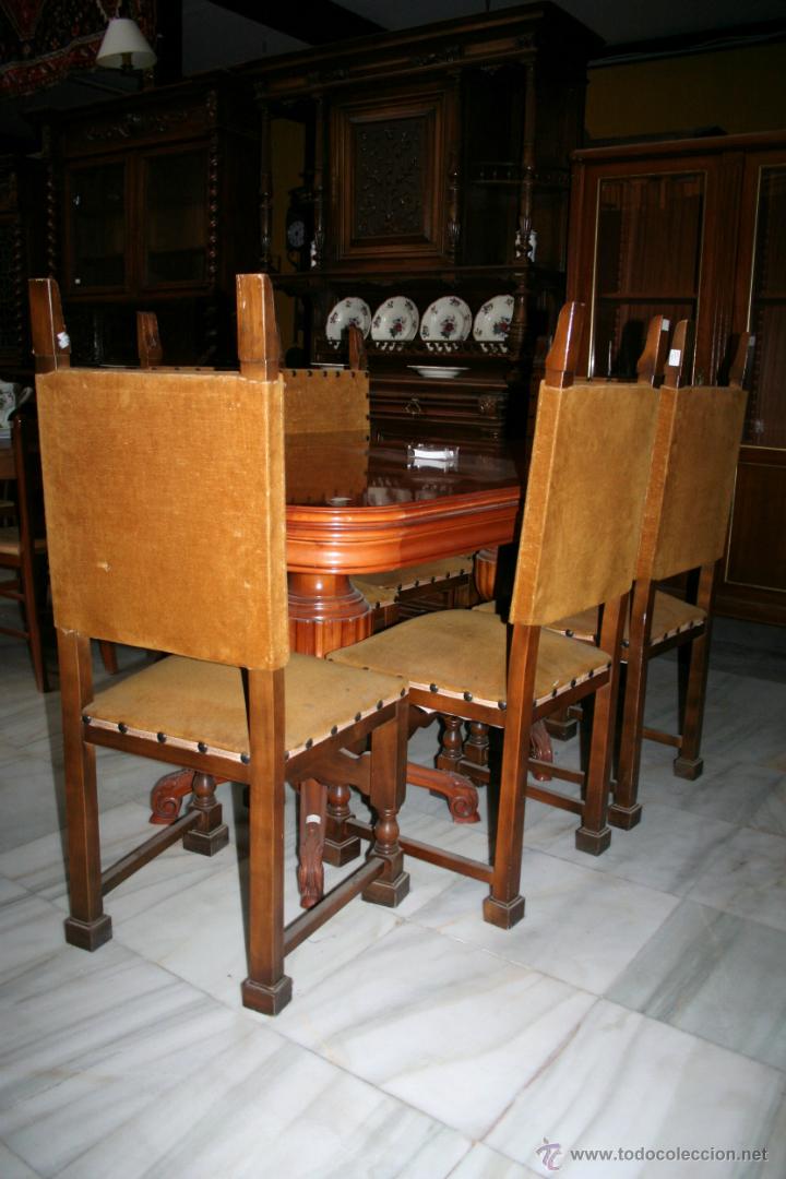 Antig&uuml;edades: 6 SILLAS DE ESTILO ANTIGUO REF. 3492 - Foto 1