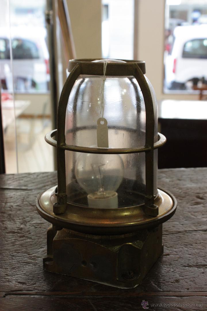 Antig&uuml;edades: FARO ANTIGUO CON CRISTAL - Foto 1