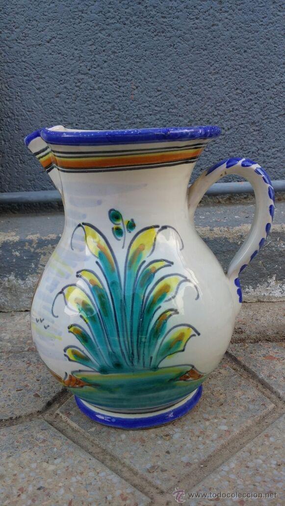 Antig&uuml;edades: preciosa jarra pintada a mano - Foto 2