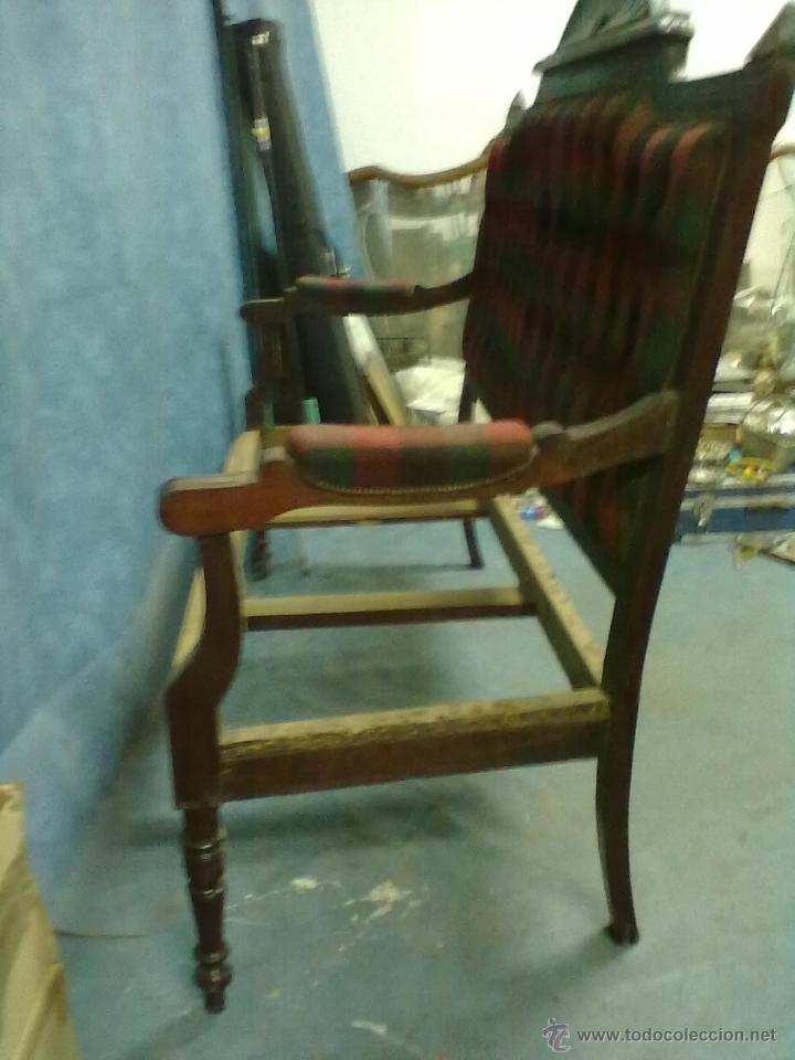 Antig&uuml;edades: SOFA CAPITONE ALFONSINO PARA ACABAR TERMINAR - Foto 7