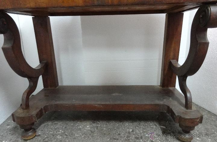 Antig&uuml;edades: CONSOLA CON CAJ&Oacute;N EN CINTURA- 5 - Foto 2