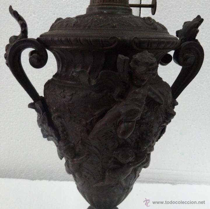 Antig&uuml;edades: L&Aacute;MPARA DE ACEITE SIGLO XIX, 6000-010 - Foto 21
