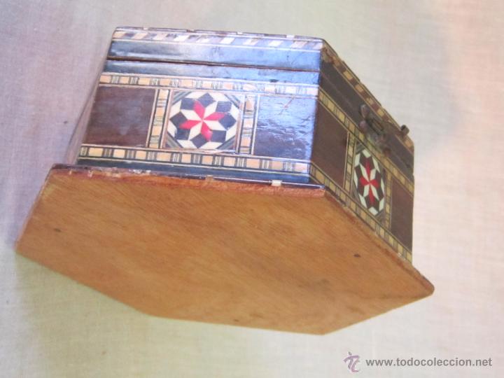 Antig&uuml;edades: CAJA JOYERO CON ESPEJO - Foto 3