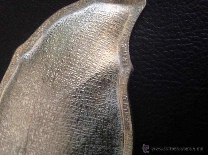 Antig&uuml;edades: Bandeja de Silverplated en forma de hoja - Foto 5