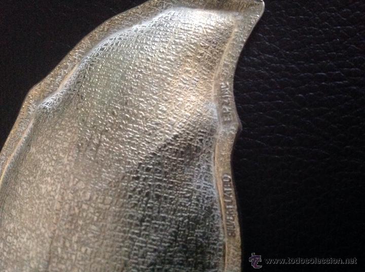 Antig&uuml;edades: Bandeja de Silverplated en forma de hoja - Foto 6