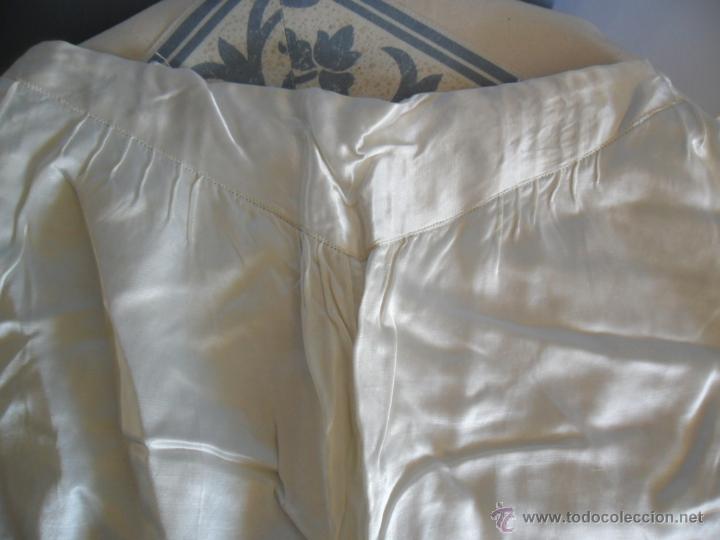 Antig&uuml;edades: BRAGAS DE RASO CON ENCAJE ANTIGUAS - Foto 3