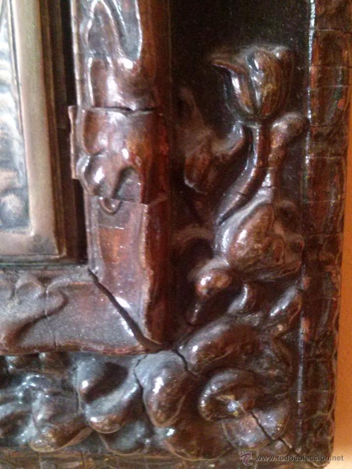 Antig&uuml;edades: CUADRO EN METAL REPUJADO JESUS DEL GRAN PODER SEVILLA - Foto 13
