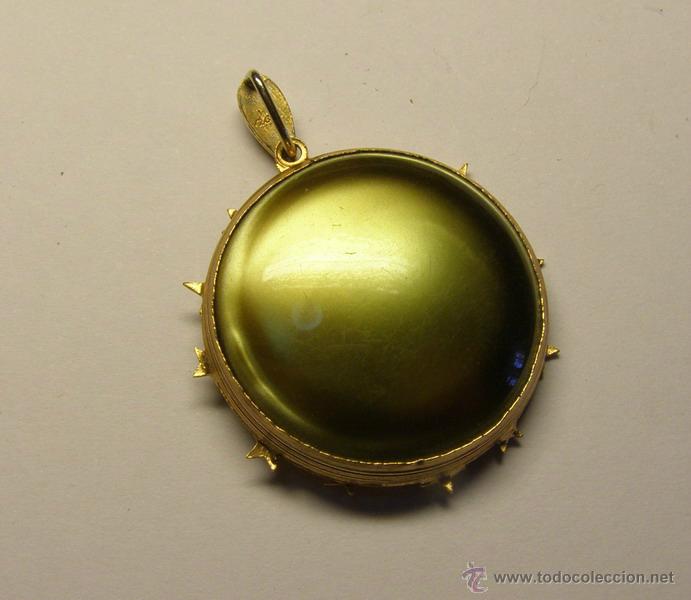Antig&uuml;edades: Medalla religiosa de Virgen. - Foto 2