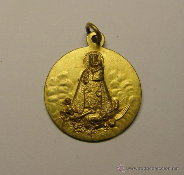 Antig&uuml;edades: Medalla religiosa de Virgen. - Foto 1
