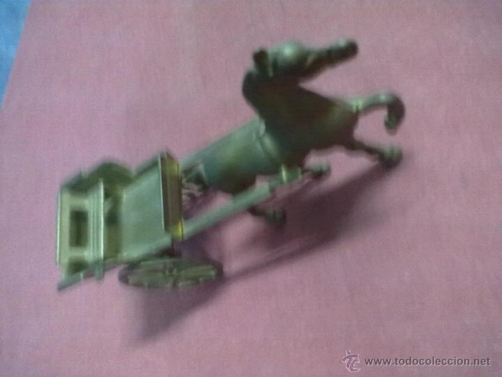 Antig&uuml;edades: CABALLO BRONCE TIRO CARRO - Foto 3