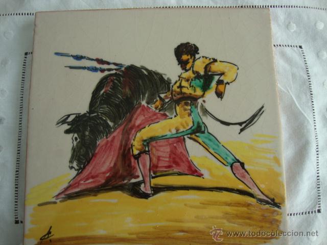 Antig&uuml;edades: azulejos Ramos Rejano Torero - Foto 1