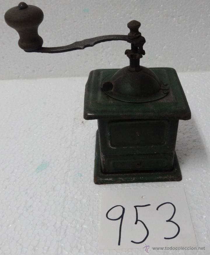 Oggetti Antichi: MOLINILLO CAF&Eacute; EN METAL SIGLO XX - XXX 953