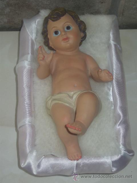 Antig&uuml;edades: NI&Ntilde;O JESUS CON CUNA. - Foto 3