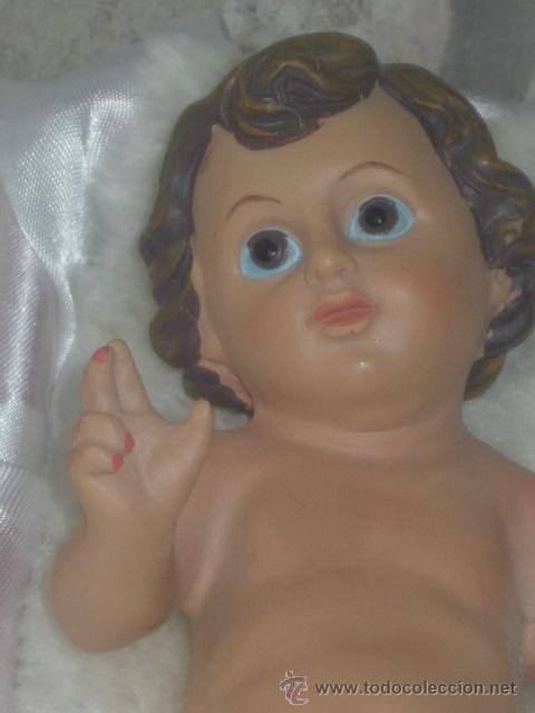 Antig&uuml;edades: NI&Ntilde;O JESUS CON CUNA. - Foto 4