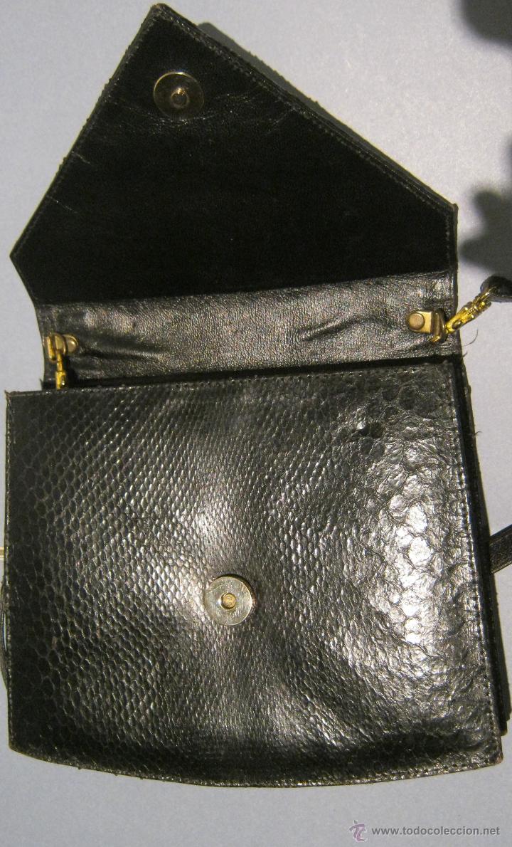 Antig&uuml;edades: ANTIGUO BOLSO DE PIEL - Foto 2