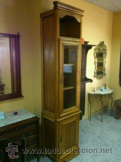 Antig&uuml;edades: mueble vitrina. Madera de Roble - Foto 3