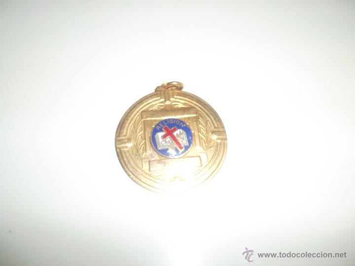 Antig&uuml;edades: medalla esmaltada antigua - Foto 1