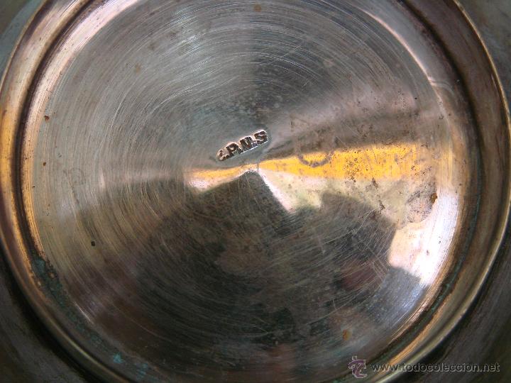 Antig&uuml;edades: Jarra ba&ntilde;ada en plata tallada - Foto 5