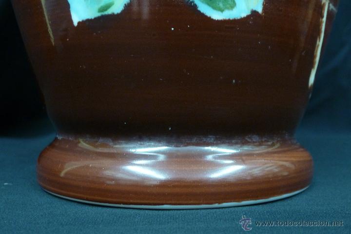 Antig&uuml;edades: JARRON DE CRISTAL OPALINO BLANCO - Foto 7