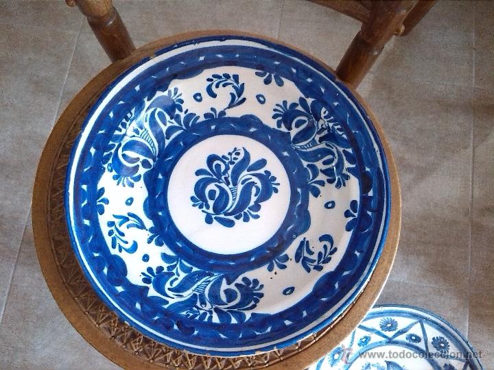 Antig&uuml;edades: antiguo plato de manises, la&ntilde;ado de epoca - Foto 1