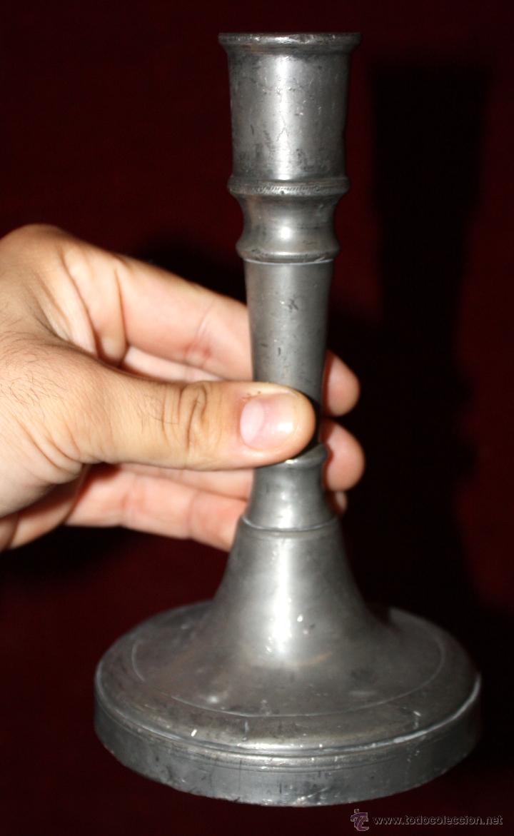 Antig&uuml;edades: CANDELERO EN ESTA&Ntilde;O DEL SIGLO XIX - Foto 7