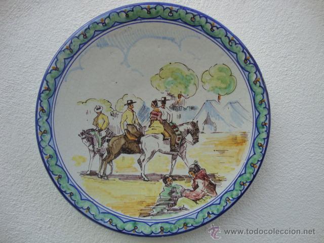 Antig&uuml;edades: Plato ceramica Mensaque - Foto 1