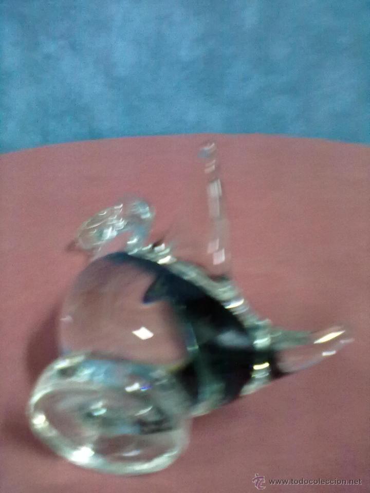 Antig&uuml;edades: PATO CRISTAL SOPLADO - Foto 3