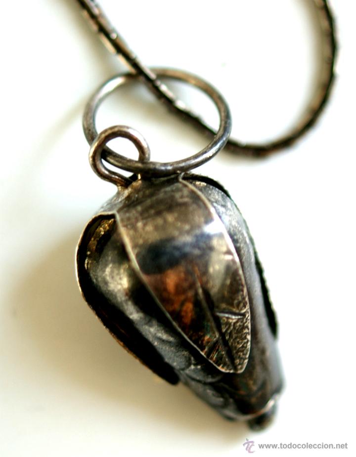 Antig&uuml;edades: ANTIGUO CONJUNTO DE 6 AMULETOS EN PLATA - Foto 4