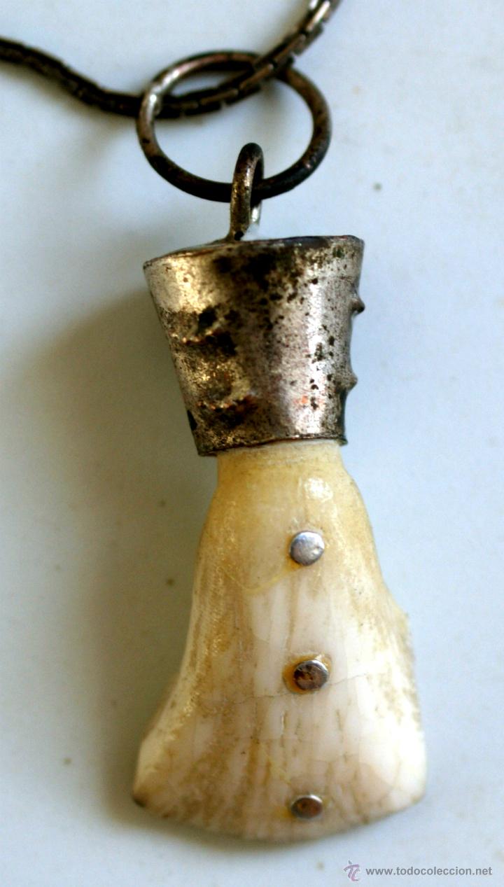 Antig&uuml;edades: ANTIGUO CONJUNTO DE 6 AMULETOS EN PLATA - Foto 9