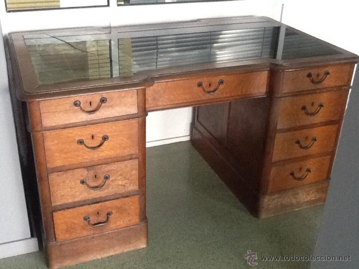 Antig&uuml;edades: Mesa despacho escritorio - Foto 1