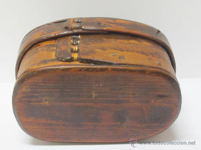 Antig&uuml;edades: Caja de madera de 2 piezas - Foto 3