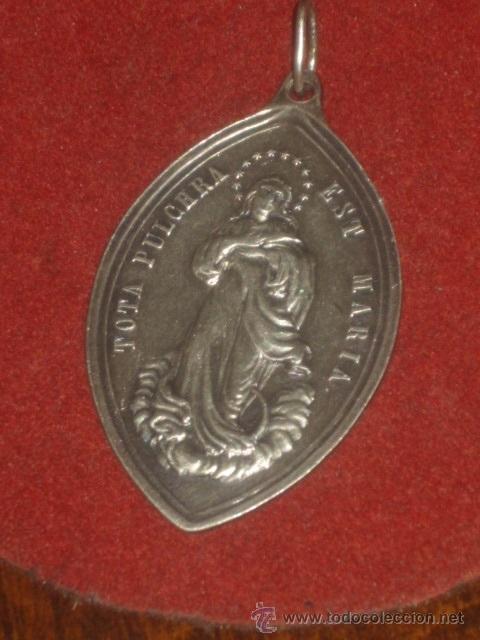 Antig&uuml;edades: ANTIGUA MEDALLA DE LA VIRGEN IMACULADA.. - Foto 1