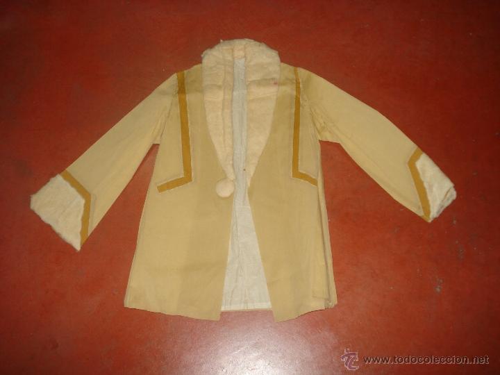 Antig&uuml;edades: Antiguo Abrigo de Ni&ntilde;a de Papel y Lana Para Examen de MODISTA - Corte y Confecci&oacute;n - A&ntilde;o 1950-60s.