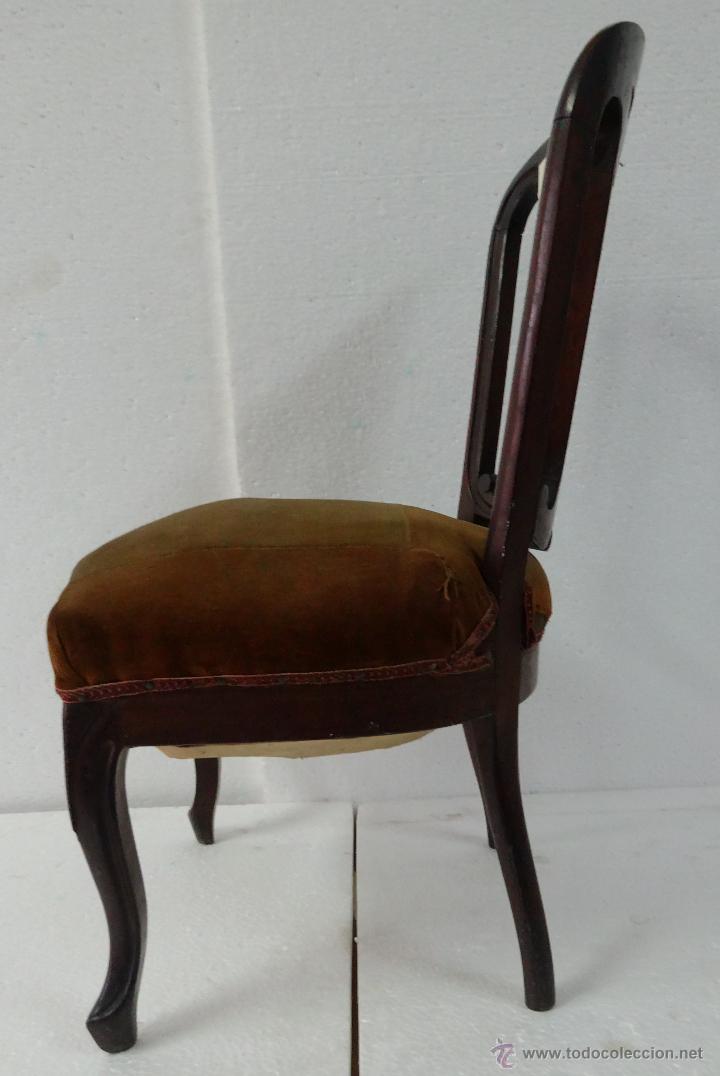 Antig&uuml;edades: SILLA EN MADERA DE CEREZO, 6000-150 - Foto 3