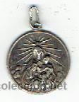Antig&uuml;edades: MEDALLA PLATA , MIDE 2,4 CM - Foto 1