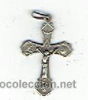 Antig&uuml;edades: CRUZ DE PLATA MIDE 3 X 2 CM - Foto 1