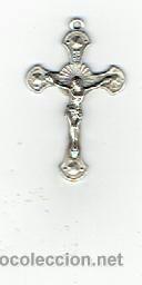 Antig&uuml;edades: CRUZ DE PLATA MIDE 3,5 X 2,3 CM - Foto 1