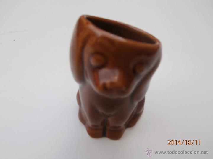 Antiquit&eacute;s: palillero vintage perrito de ceramica