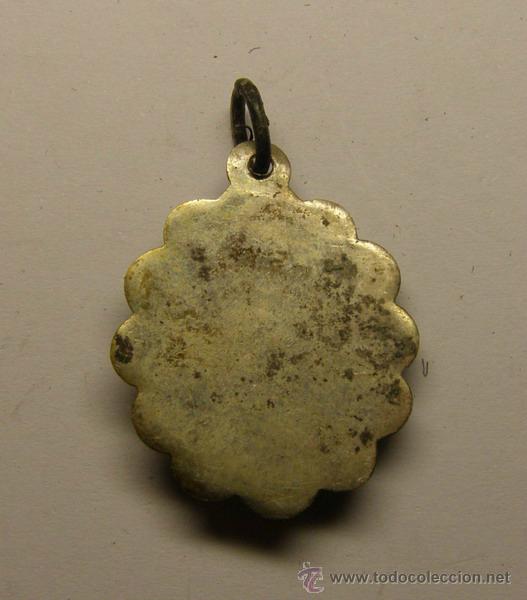 Antig&uuml;edades: Medalla religiosa de Jesucristo, de plata. - Foto 2