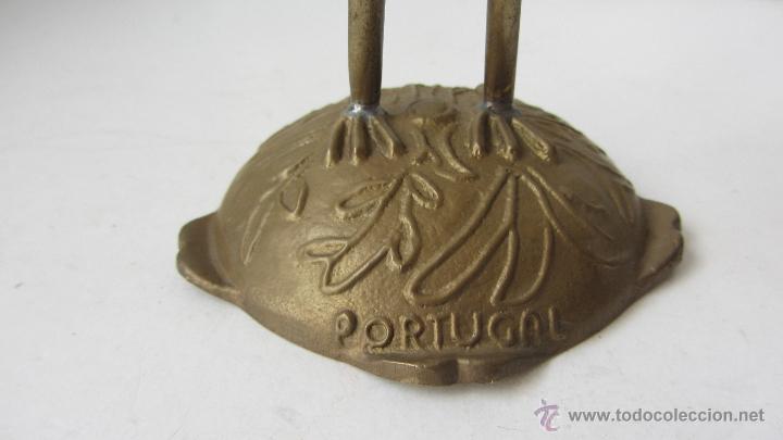Antig&uuml;edades: FIGURA DE GARZA EN BRONCE - Foto 4