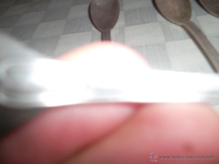 Antig&uuml;edades: lote de 5 cucharas de plata de la marca christofle - Foto 2
